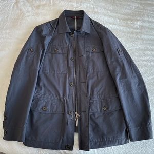 Brunello Cucinelli Navy Field Jacket